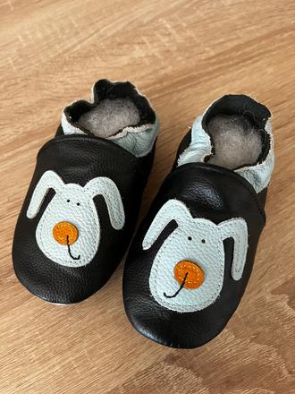 Kožené capačky barefoot, 20