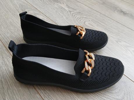 Ruzove a cierne mokasiny, 36 - 41