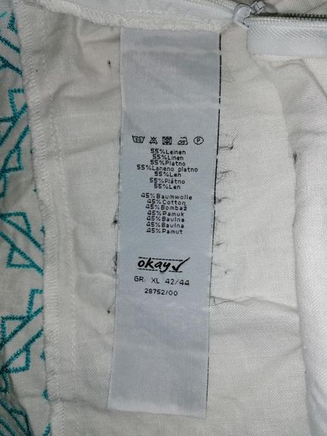 Sukňa ľanová, kik,xl