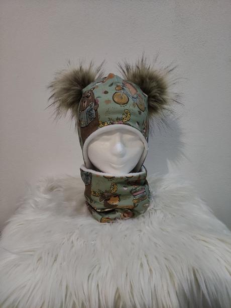 Set- ciapka, nákrčník, 50 - xs