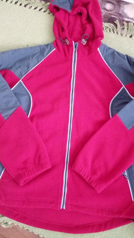 Červeno sivá mikina, exiray,l