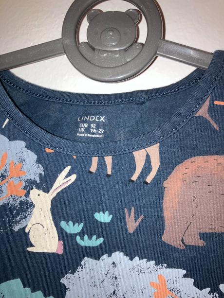 Tunika / šaty - lesné zvieratká, lindex,92