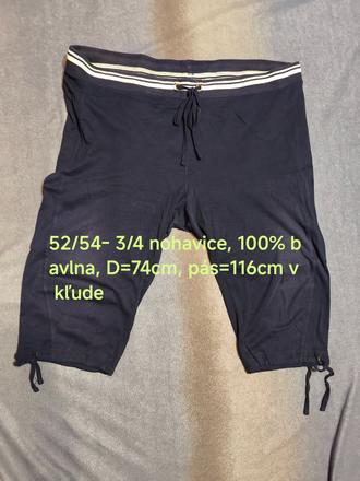 3/4 nohavice, esmara,52