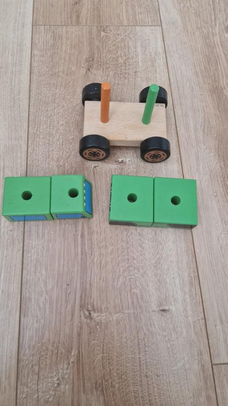 Drevené autíčko  - stavebnica, 