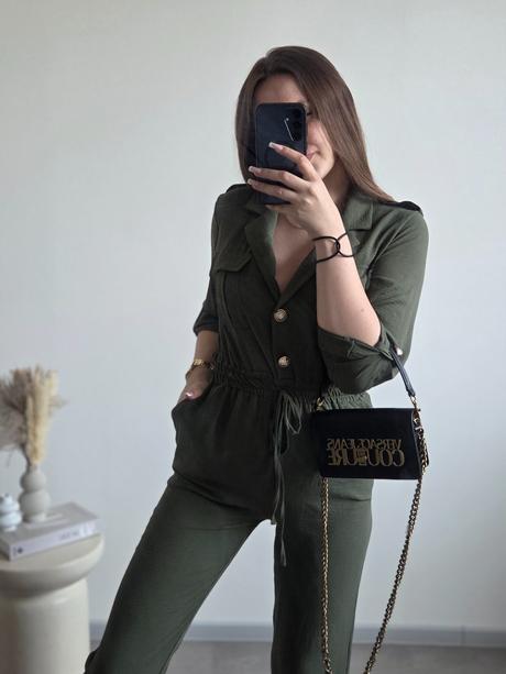 Khaki overal s, s