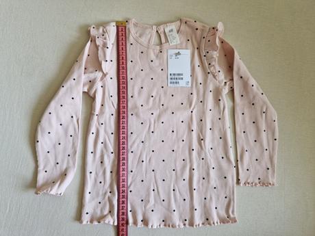 Rebrovaná bavlnená súprava h&m, h&m,98