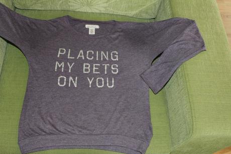 Tričko s netopierými rukávmi, h&m,s