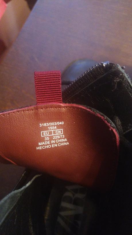 Detske topanky kozene, zara,35