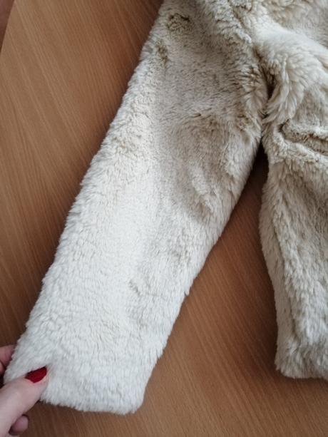 Kabátik, kozusok s kapuckou, veľkosť 92/98, 98