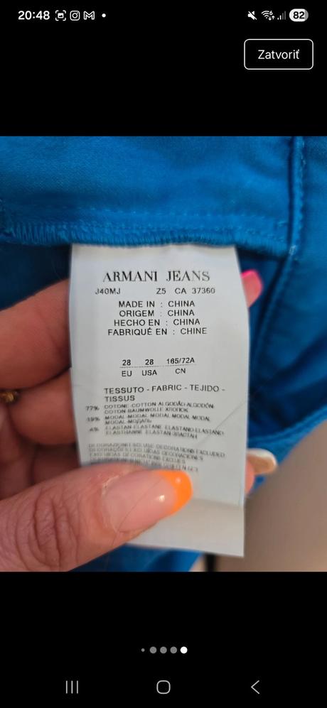 Armani jeans nohavice, armani,28