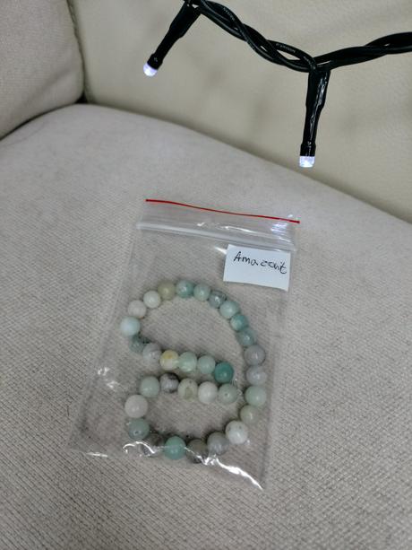 Handmade náramok z kryštálu amazonit, 