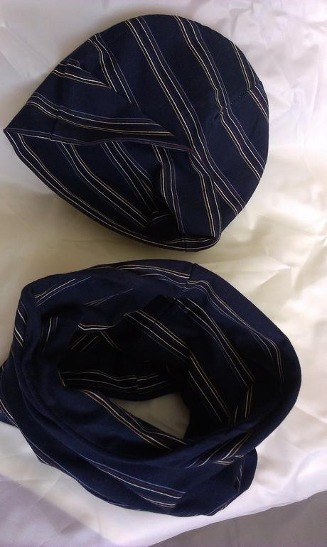 Čiapka +nakrčnik suprava set, 98