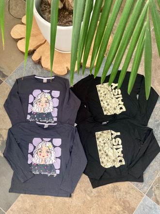 Mikina disney daisy a trička vel.134/140 nove, disney,134