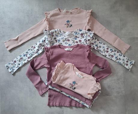 3 pack rebrovaných, h&m,122