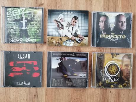 Rôzne sk hip hop cd, 
