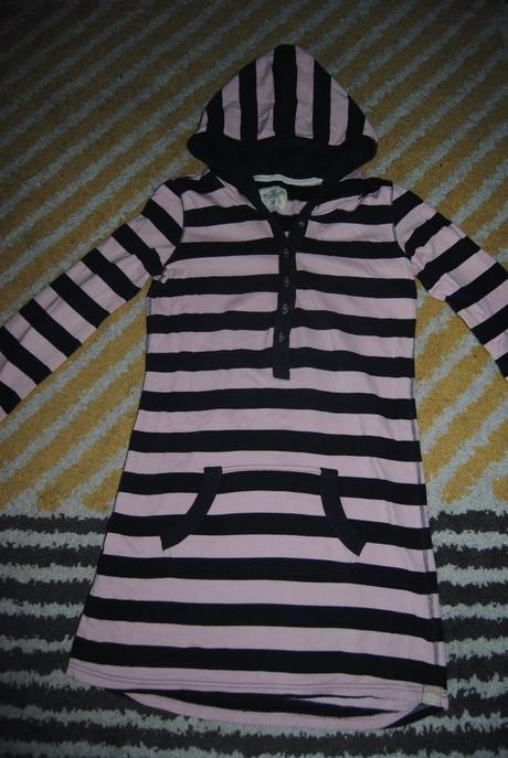 Zateplená predlžená mikina 158/164, h&m,158