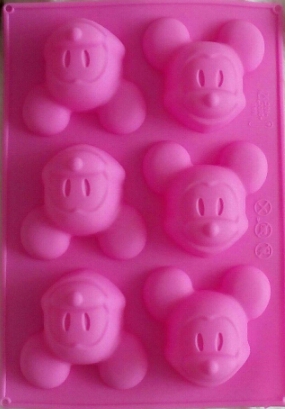 Silikónová forma 6 mickey mouse,