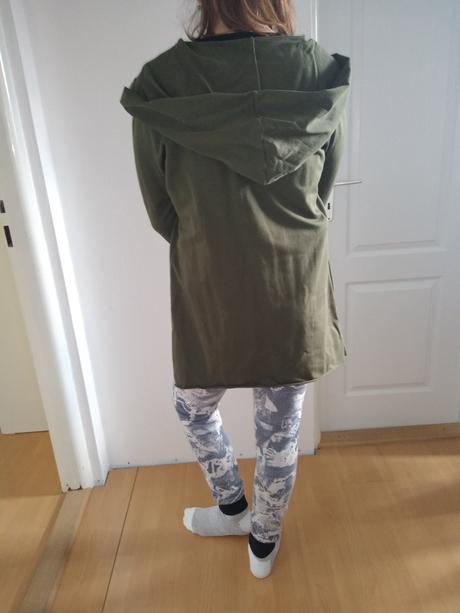 Predĺžená mikina, l