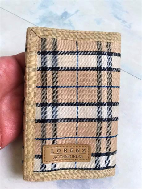 Plátenná peňaženka,