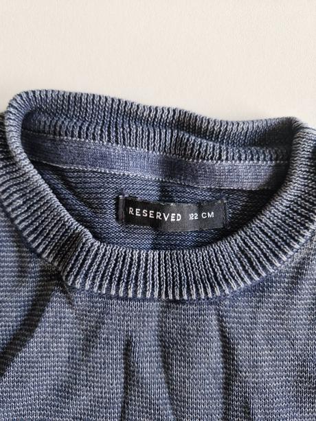 Sveter s vypraným efektom, reserved,122