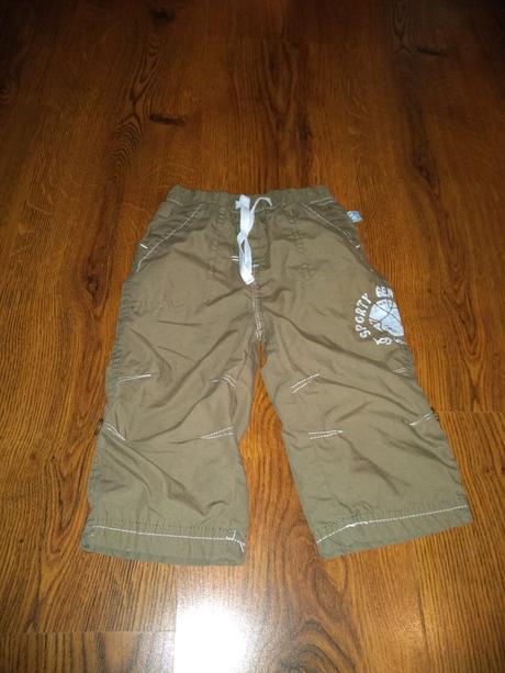 Zateplené nohavice, okay,74