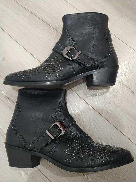 Damske nizke cizmicky kovbojky 38, zara,38