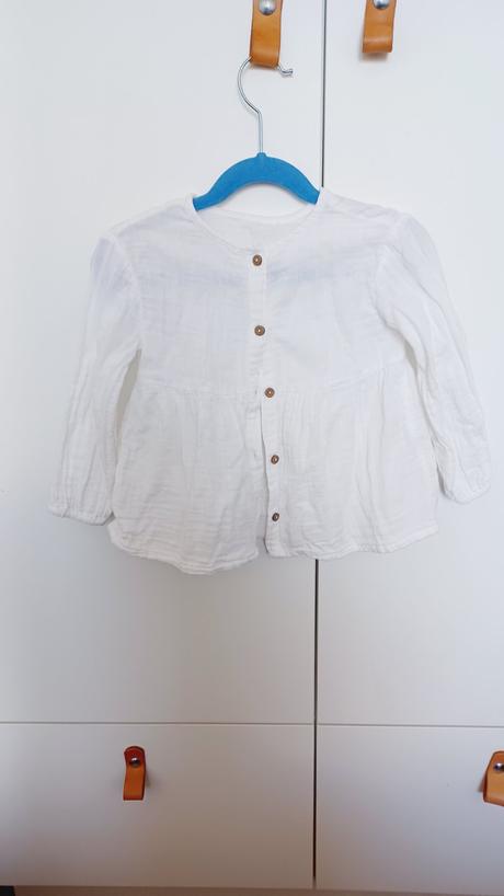 Snehobiela bluzka, tchibo,92