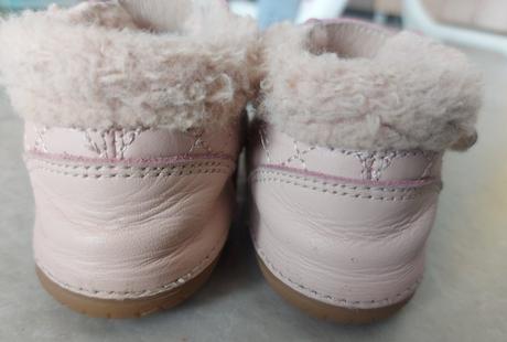 Dievčenské teplé barefoot čižmy old soles, 23