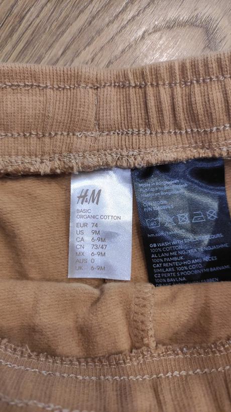 Kraťasy 3 ks, h&m,74