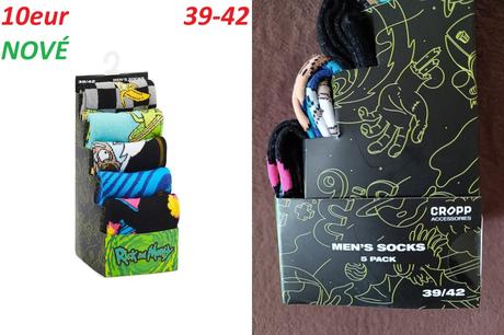 Ponožky dlhé rick and morty viacfarebné, 39 / 42