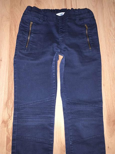 Biker skinny rifle 122/128, h&m,128