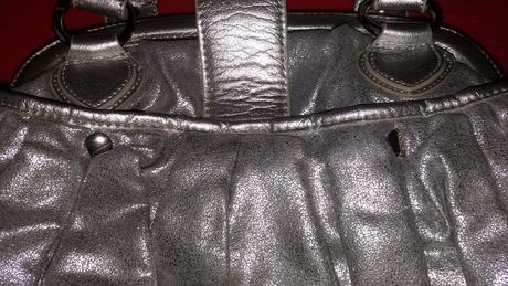 Strieborna kabelka elega, 