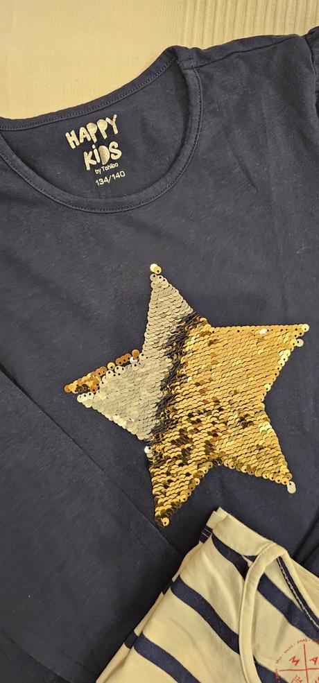 2x súprava dlhé tričko a legíny, tchibo,140