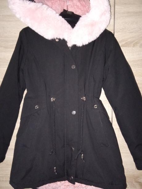 Zimná bunda s kozusinou, 152