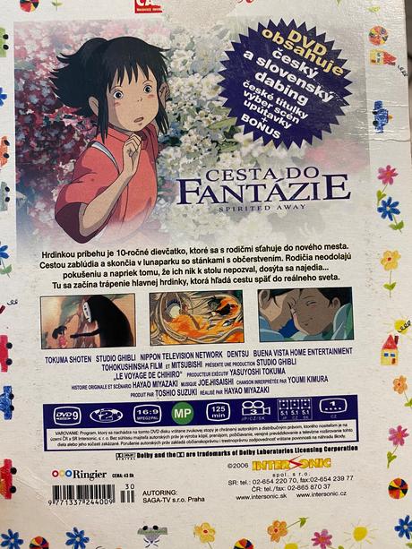 Rozprávka na dvd cesta do fantázie 125 min,
