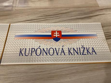 Stará kupónová knižka 1994 pre zberateľa,