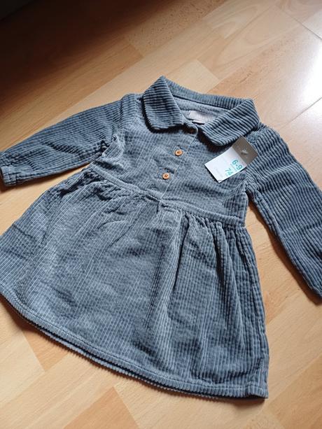 3x šaty v.74 - 6/9mesiacov, primark,74