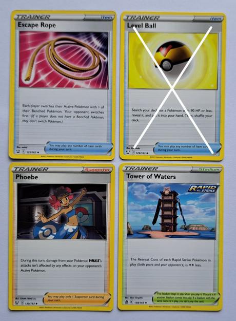 Pokémon karty "battle styles" (2),