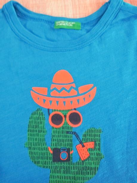 Modré tričko benetton, benetton,110