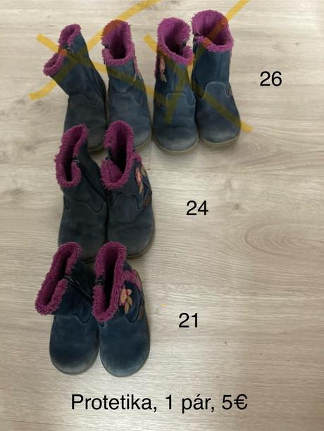 Čižmičky, protetika