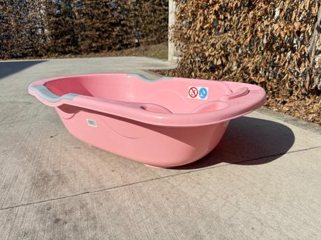 Vanička na kúpanie ružová, 