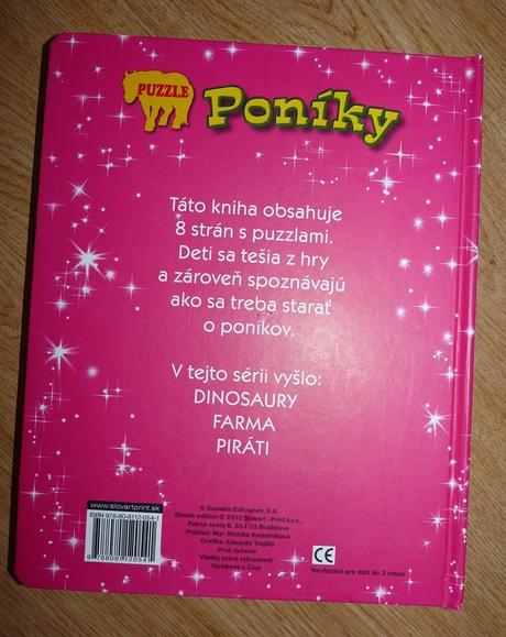 Kniha poniky puzzle,