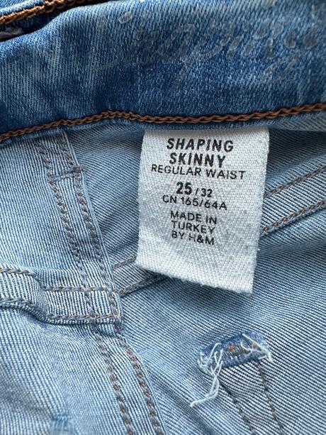 Shaping skinny rifle, h&m,xs