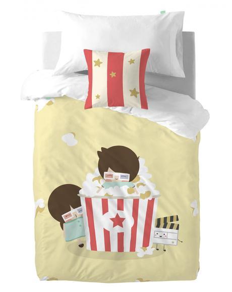 Detské obliečky happynois pop corn, šírka (cm): 140,dĺžka (cm): 200