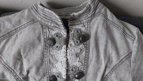 Džínsové sako, stradivarius,l