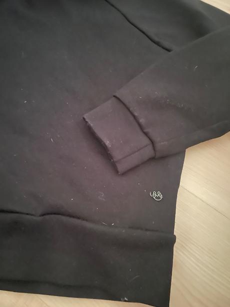 Mikina cierna crop vel.s, s