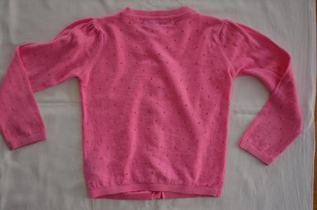 Jemný bavlnený svetrík so srdiečkovými gombíkmi, marks & spencer,110