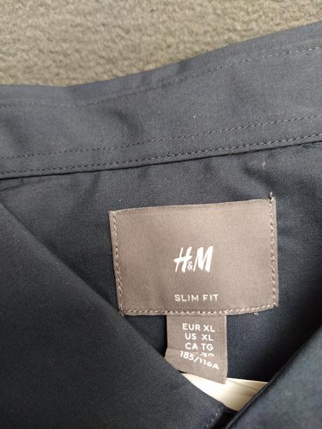 Pánska košeľa slim fit xl, h&m,xl