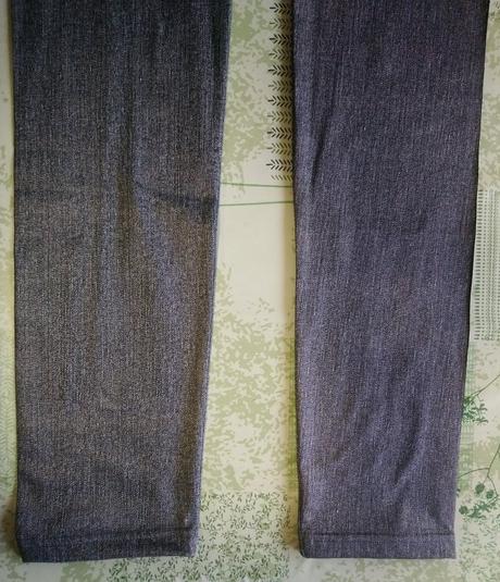 Dámske sivé slim jeggingsy, vysoký pás, s/m, m