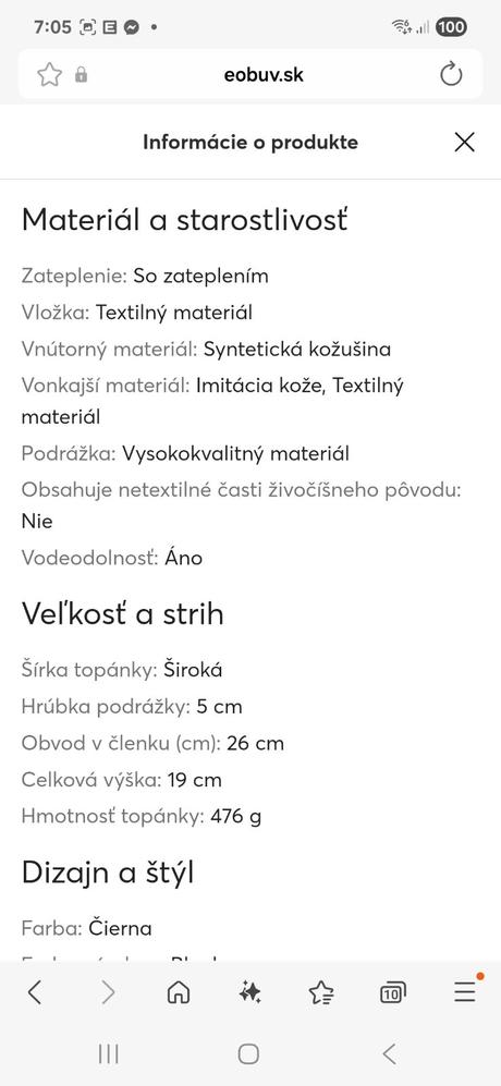Detske čižmy, sprandi,36